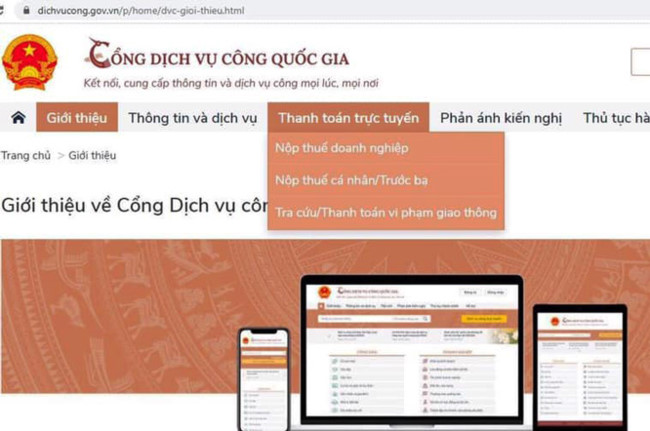 Vi phạm giao thông có thể nộp phạt online từ 12/3